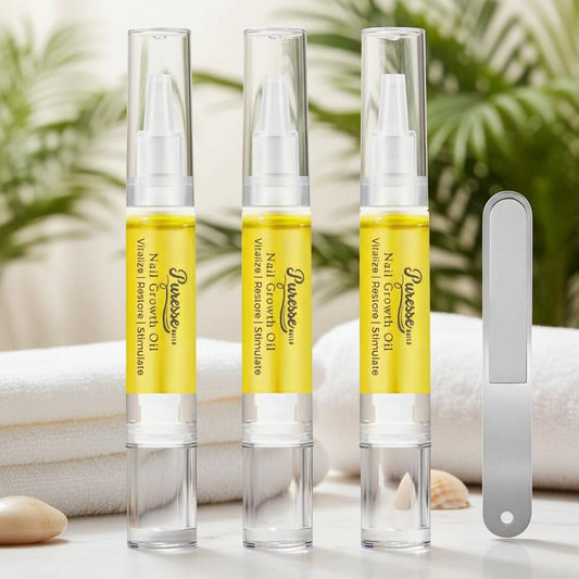 Puresse Natural Vegan Nail Growth Serum Moisturizing Strengthening Cuticle Oil