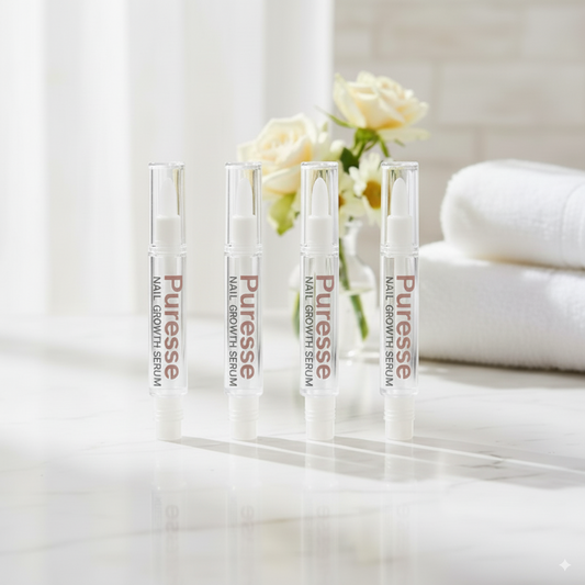 4x Puresse Vegan Nail Growth Serum