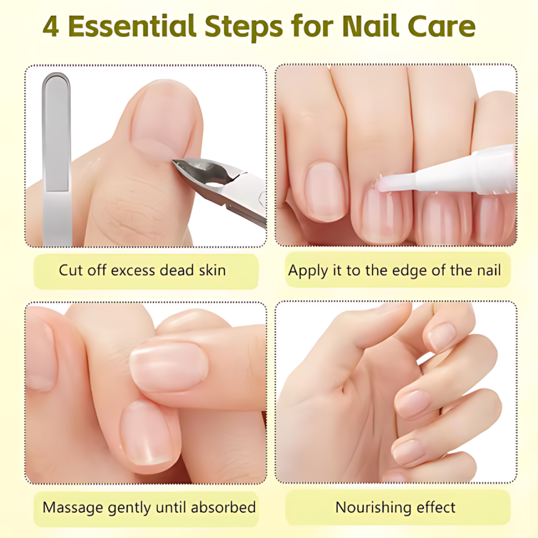 Puresse Natural Vegan Nail Growth Serum Moisturizing Strengthening Cuticle Oil