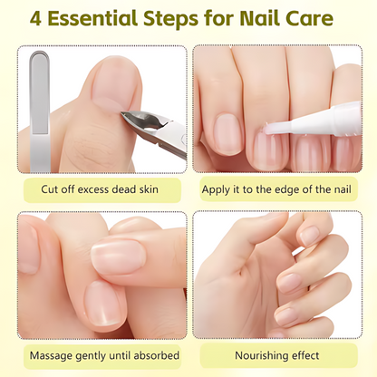 Puresse Natural Vegan Nail Growth Serum Moisturizing Strengthening Cuticle Oil